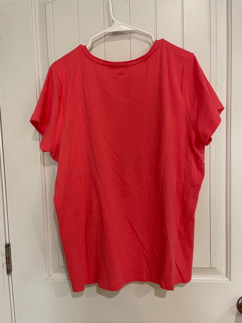 At John’s Bay 2X coral short sleeve tshirt EUC